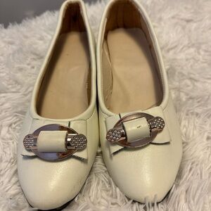 Elegant White Women's Loafers